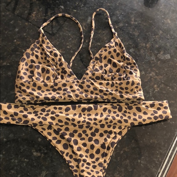 Boys + Arrows Other - Boys + Arrows cheetah bikini